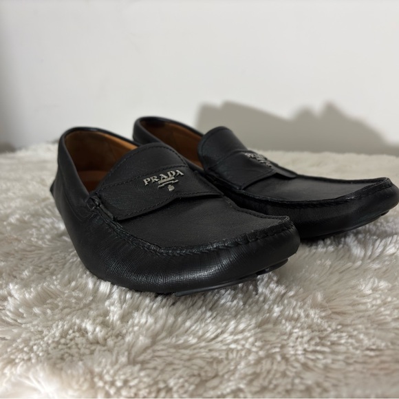 Prada Men's Black Loafers - Picture 1 of 7